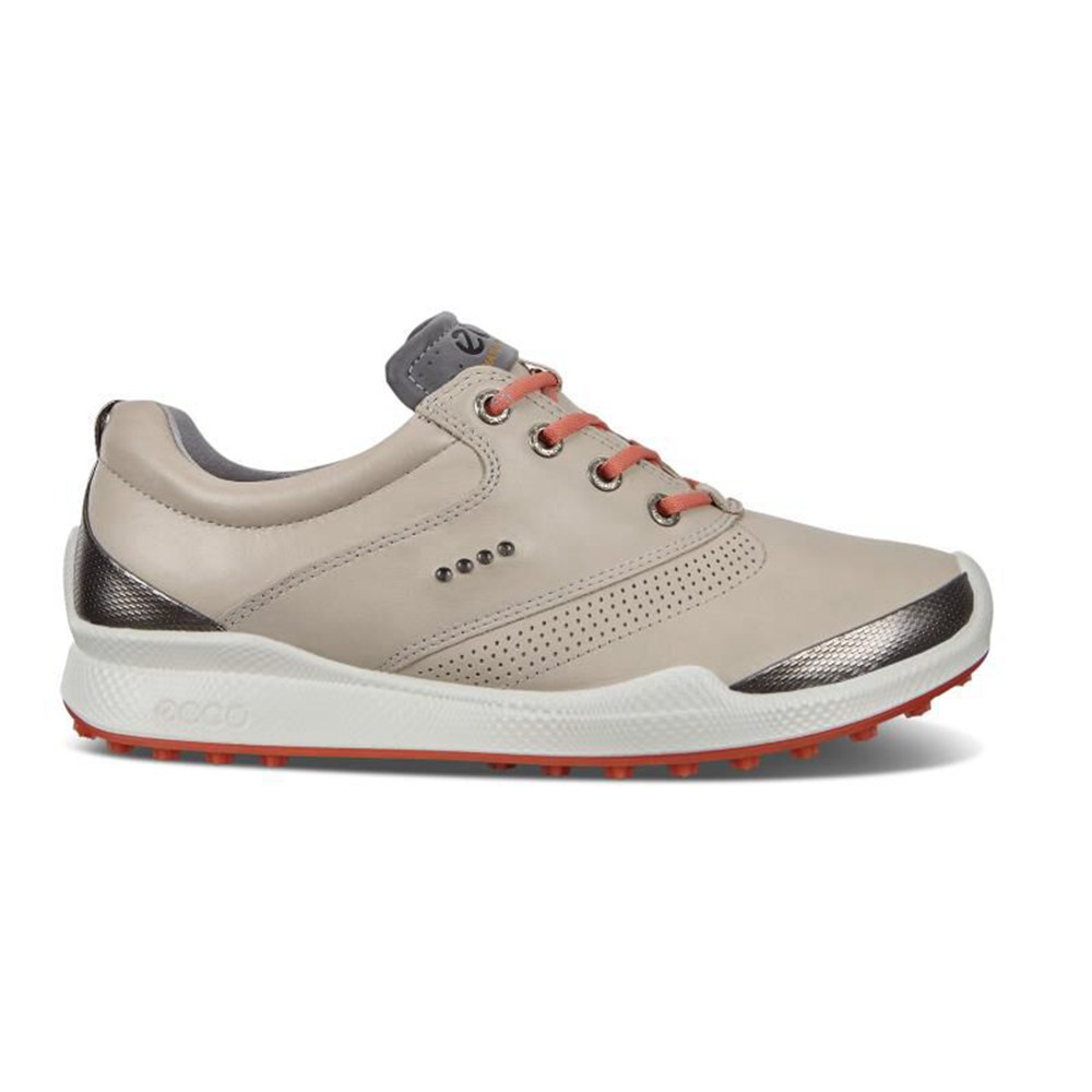 ECCO Womens Golf Shoes Beige - Biom Hybrid - PKH-327540